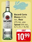 Carta Blanca oder Razz oder Spiced im Angebot bei E center in Neustadt Carta Blanca oder Razz oder Spiced Angebote von Bacardi bei E center Neustadt für 10,99 €