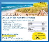 URLAUB AN DER POLNISCHEN OSTSEE bei EDEKA im Rottweil Prospekt für 149,00 €