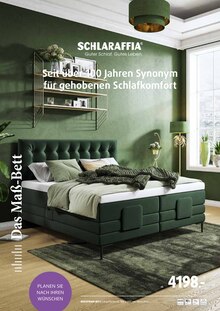 Bett im aktuellen Polstermöbel Fischer Prospekt (Erlangen) Bett im Polstermöbel Fischer Prospekt "BOXSPRING SPEZIAL" mit 9 Seiten (Erlangen)