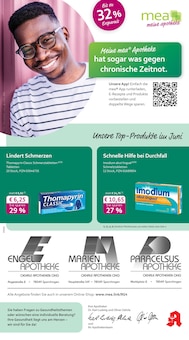 mea - meine apotheke Prospekt der Woche "Unsere Juni-Angebote" Seite 1, 01.06.2025 bis 30.06.2025 für Spaichingen Aktueller mea - meine apotheke Prospekt "Unsere Juni-Angebote" Seite 1 von 4 Seiten für Spaichingen
