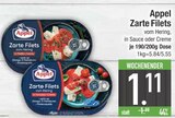 Zarte Filets vom Hering im EDEKA Prospekt Zarte Filets vom Hering von Appel im aktuellen EDEKA Prospekt für 1,11 €