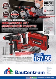 i&M BauCentrum Prospekt für Bad Kösen: "JETZT NEU BEI EINHELL: GEWERBLICHER GARANTIEGEWERBLICHER GARANTIE.", 2 Seiten, 01.10.2025 - 31.10.2025