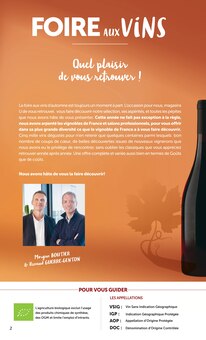 Catalogue Hyper U de la semaine 40, "FOIRE AUX VINS", page 2, 22/09/2026 - 04/10/2026 Prospectus Hyper U en cours, "FOIRE AUX VINS", page 2 sur 80