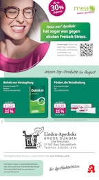 Apotheken Prospekt von mea - meine apotheke in Baddeckenstedt Aktueller mea - meine apotheke Apotheken Prospekt für Baddeckenstedt: Unsere August-Angebote mit 4} Seiten, 01.08.2025 - 31.08.2025