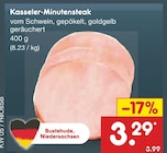 Kasseler-Minutensteak im Angebot bei Netto Marken-Discount in Wismar Kasseler-Minutensteak Angebote bei Netto Marken-Discount Wismar für 3,29 €