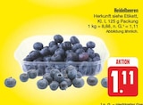 Heidelbeeren von  im aktuellen EDEKA Prospekt für 1,11 €