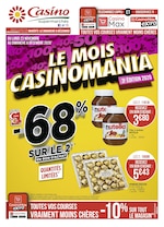 Catalogue Casino Supermarchés à Boulogne-Billancourt, avec 56 pages Prospectus Casino Supermarchés à Boulogne-Billancourt, "Le mois Casinomania", 56 pages, 23/11/2020 - 06/12/2020