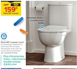 Promo Pack WC à poser Louis à 159,00 € dans le catalogue Castorama à Pierrelaye