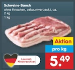 Aktuelles Schweine-Bauch Angebot bei Netto Marken-Discount in Göttingen ab 5,49 €