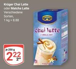 Chai Latte im Angebot bei GLOBUS in Gera Chai Latte Angebote von Krüger bei GLOBUS Gera für 2,22 €