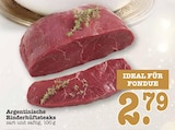 Aktuelles Argentinische Rinderhüftsteaks Angebot bei E center in Karlsruhe ab 2,79 €