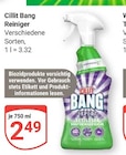 Reiniger Angebote von Cillit Bang bei GLOBUS Viersen für 2,49 €