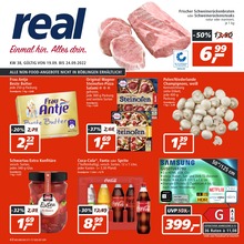 Real Prospekt für Karlsruhe mit 24 Seiten Real Prospekt für Karlsruhe: "Aktuelle Angebote", 24 Seiten, 19.09.2022 - 24.09.2022