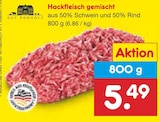Hackfleisch gemischt bei Netto Marken-Discount im Großröhrsdorf Prospekt für 5,49 €