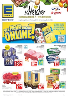 EDEKA Bad Rodach Prospekt der aktuellen Woche, gültig von 27.07.2026 bis 01.08.2026 Aktueller EDEKA Bad Rodach Prospekt "Wir lieben Lebensmittel!" mit 38 Seiten