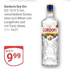 Dry Gin Angebote von Gordon's bei GLOBUS Kaarst für 9,99 €