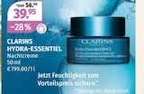 Hydra-Essentiel Nachtcreme von Clarins im aktuellen Müller Prospekt