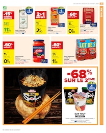 Prix et réduction Sauce Tomate dans le prospectus Carrefour Market en cours Offre Sauce Tomate dans le catalogue Carrefour Market du moment à la page 33