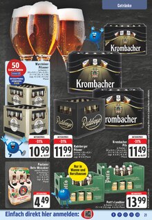 Krombacher im EDEKA Prospekt "Aktuelle Angebote" mit 28 Seiten (Herne)