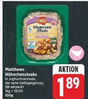 Hähnchensteaks bei WEZ im Prospekt "" für 1,89 €