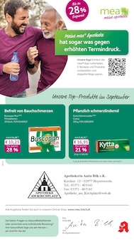 mea - meine apotheke Prospekt der Woche "Unsere September-Angebote" Seite 1, 01.09.2025 bis 30.09.2025 für Hoyerswerda Aktueller mea - meine apotheke Prospekt "Unsere September-Angebote" Seite 1 von 4 Seiten für Hoyerswerda