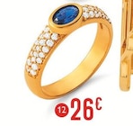 bague en plaqué or - E.Leclerc bague en plaqué or à 26,00 € dans le catalogue E.Leclerc