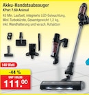 Aktuelle Staubsauger Angebote bei Zimmermann in Mainz Aktuelles Akku-Handstaubsauger XPert 7.60 Animal Angebot bei Zimmermann in Mainz ab 111,00 €