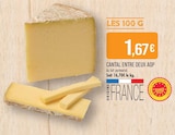 Supermarchés Match Bischheim - Promo Cantal entre deux AOP Promo Cantal entre deux AOP à 1,67 € dans le catalogue Supermarchés Match à Bischheim