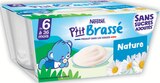P'tit Brassé Sans Sucres Ajoutés Nature Dès 6 Mois - NESTLÉ dans le catalogue Intermarché Hyper