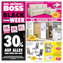 Aktueller SB Möbel Boss Lengede Prospekt "BLACK WEEK" mit 12 Seiten