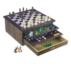 Boîte 10 jeux en 1 en promo chez Stokomani Boîte 10 jeux en 1 dans le catalogue Stokomani