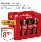 Coca-Cola Limonade bei GLOBUS im Prospekt "" für 8,99 €