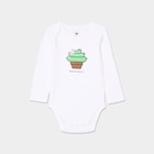 Promo Body US coton Monsieur Caca x La Halle blanc bébé fille à 5,00 € dans le catalogue La Halle à Le Pian-Médoc