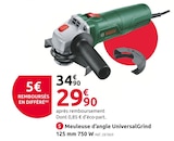 Mr.Bricolage Gestel - Promo Meuleuse d’angle UniversalGrind 125 mm 750 W Promo Meuleuse d’angle UniversalGrind 125 mm 750 W à 29,90 € dans le catalogue Mr.Bricolage à Gestel