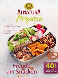 Aktueller Alnatura Biomärkte Prospekt für Mössingen: Alnatura Magazin mit 60} Seiten, 01.07.2024 - 31.07.2024