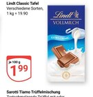 Classic Tafel Angebote von Lindt bei GLOBUS Saarlouis für 1,99 €