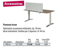 Panneau écran - Office DEPOT à Vitry-sur-Seine Panneau écran en promo chez Office DEPOT Vitry-sur-Seine à 142,80 €