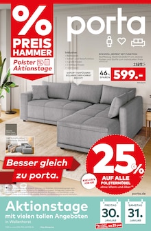 porta Möbel Prospekt BESSER GLEICH ZU PORTA mit  Seiten in Damme und Umgebung