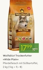 Trockenfutter »Wide Plain« Angebote von Wolfsblut bei Pflanzen Kölle Oranienburg für 17,99 €