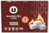 Allume-feu cubes de paraffine - U - Super U à Chambéry Allume-feu cubes de paraffine - U en promo chez Super U Chambéry à 1,69 €