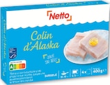 Tranches de Colin d'Alaska Surgelées MSC x4 - Netto dans le catalogue Netto