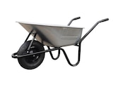 Brouette rénovation 100 L / 180 kg galvanisée, roue gonflable - Altrad en promo chez Brico Dépôt Rennes à 69,90 €