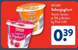Sahnejoghurt von Milsani im aktuellen ALDI SÜD Prospekt