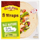 Wraps blé nature - OLD EL PASO à 3,10 € dans le catalogue Carrefour