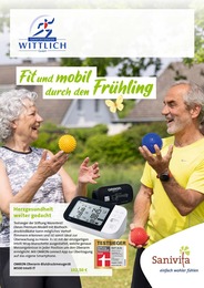 Aktueller Sanitätshaus Wittlich GmbH Sanitätshäuser Prospekt für Ellenhausen: Fit und mobil durch den Frühling mit 6} Seiten, 13.03.2024 - 31.05.2024