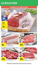 Viande en promo dans le catalogue Carrefour à la page 14