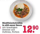 Rindfleischstreifen in süß-saurer Sauce Angebote bei E center Mannheim für 12,90 €