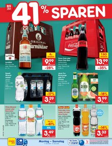 Coca Cola im Netto Marken-Discount Prospekt "Aktuelle Angebote" mit 60 Seiten (Rostock)