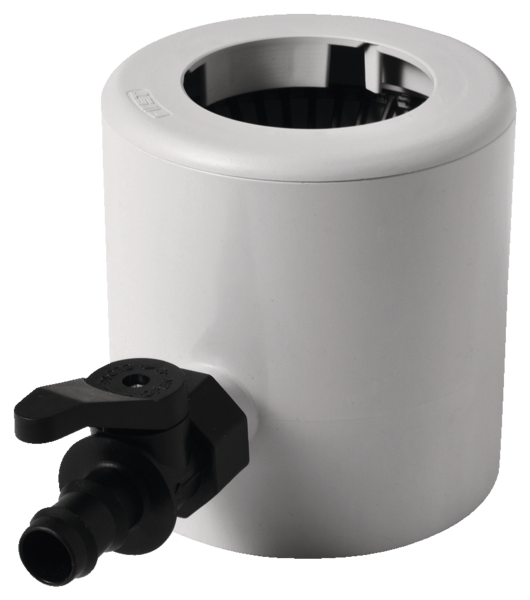 Récupérateur eau à clapet pvc