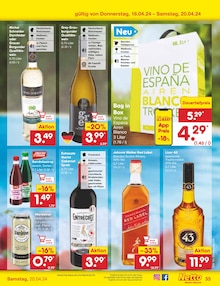 Whisky im Netto Marken-Discount Prospekt "Aktuelle Angebote" mit 49 Seiten (München)